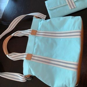 Pottery Barn kids diaper bag.